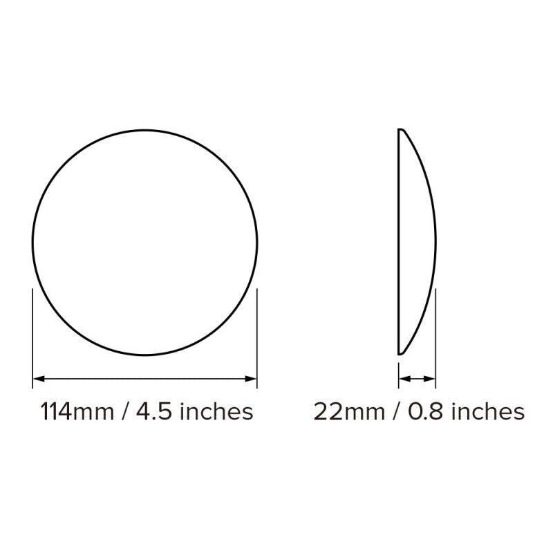 Dream Lighting RV Lights LED Dome Light 12v Interior Ceiling Light 3500K White Lighting 4.5