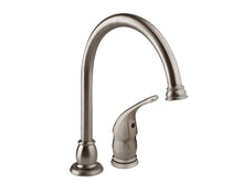 Load image into Gallery viewer, Dura Faucet DF - NMK301 - SN Goose Neck Hi - Rise Kitchen Faucet, Satin Nickel - Young Farts RV Parts