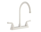 Dura Faucet DF-PK330HC-WT Hi-Rise Kitchen Faucet, White