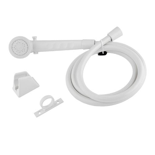 Dura Faucet DF - SA130 - WT - Dura RV Shower Head & Hose - White - Young Farts RV Parts