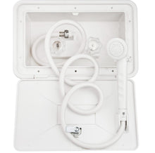 Load image into Gallery viewer, Dura Faucet DF-SA170-WT Exterior Shower, White - Young Farts RV Parts