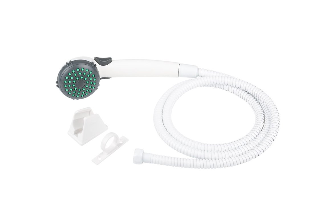 Dura Faucet DF - SA400K - WT Shower Head & Hose Kit, White - Young Farts RV Parts