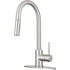 Dura Faucet Used For Kitchen; Brushed Satin Nickel Plated - DF - NMK540 - SN - Young Farts RV Parts