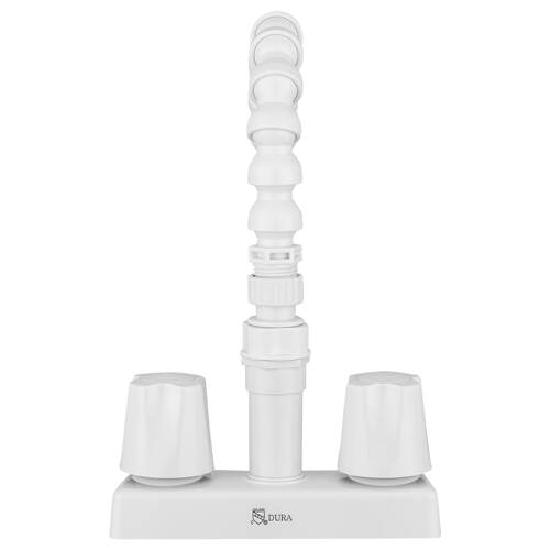 Dura Faucet Used For Lavatory; White - DF - SA183K - WT - Young Farts RV Parts