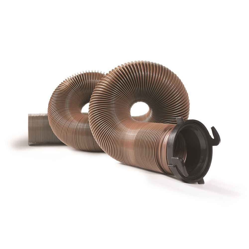 Durable High Tensile Strength Sewer Hose Brown 15' - Young Farts RV Parts