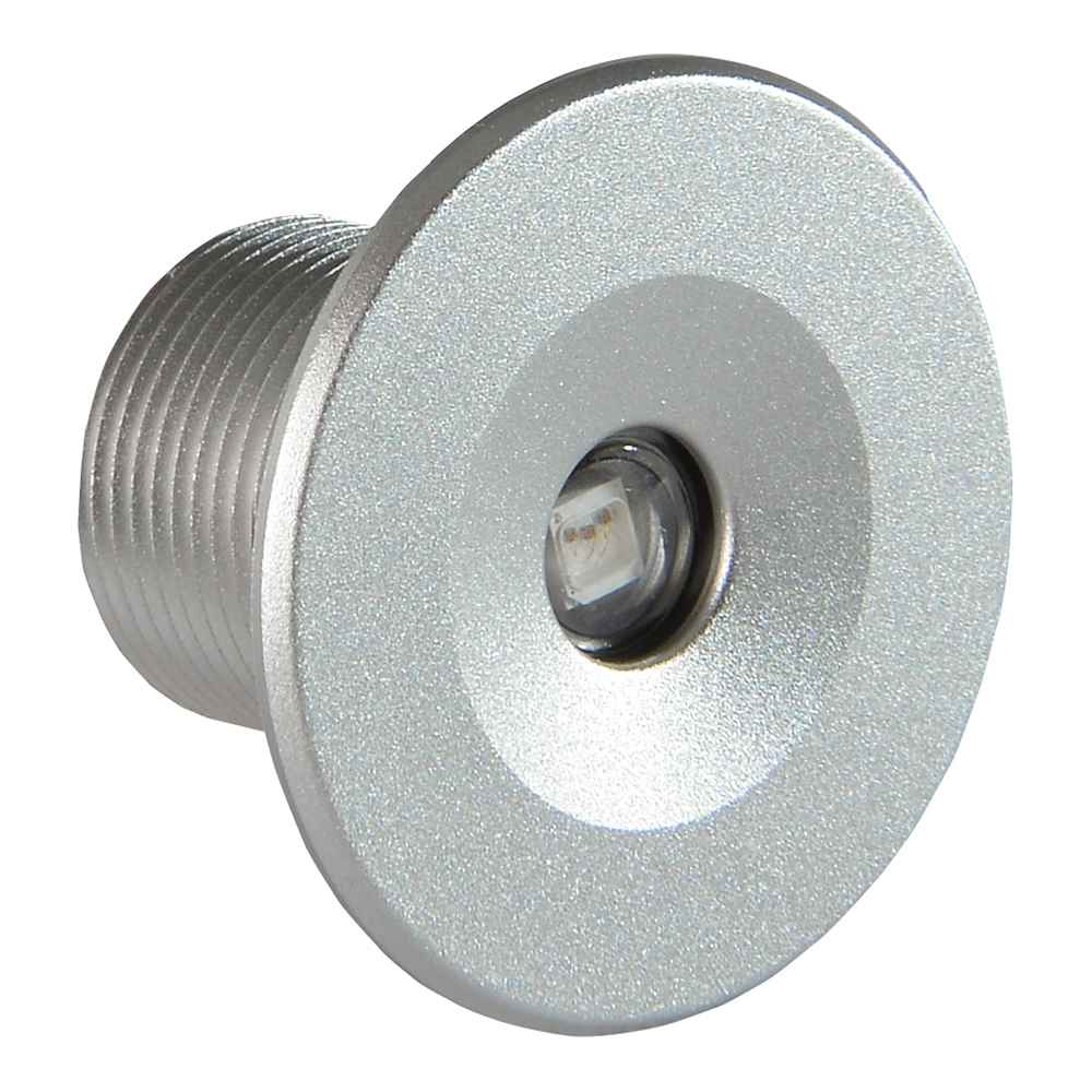 Echo Courtesy Light - Brushed Housing - Red Light - Young Farts RV Parts