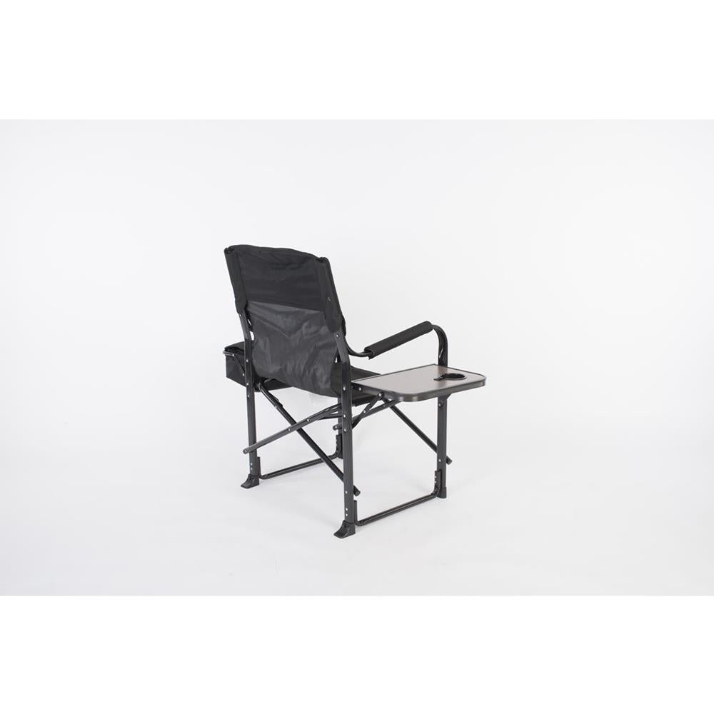 El Capitan Directors Chair Chrome Black - Young Farts RV Parts