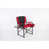 El Capitan Directors Chair Chrome Burgundy/Black - Young Farts RV Parts