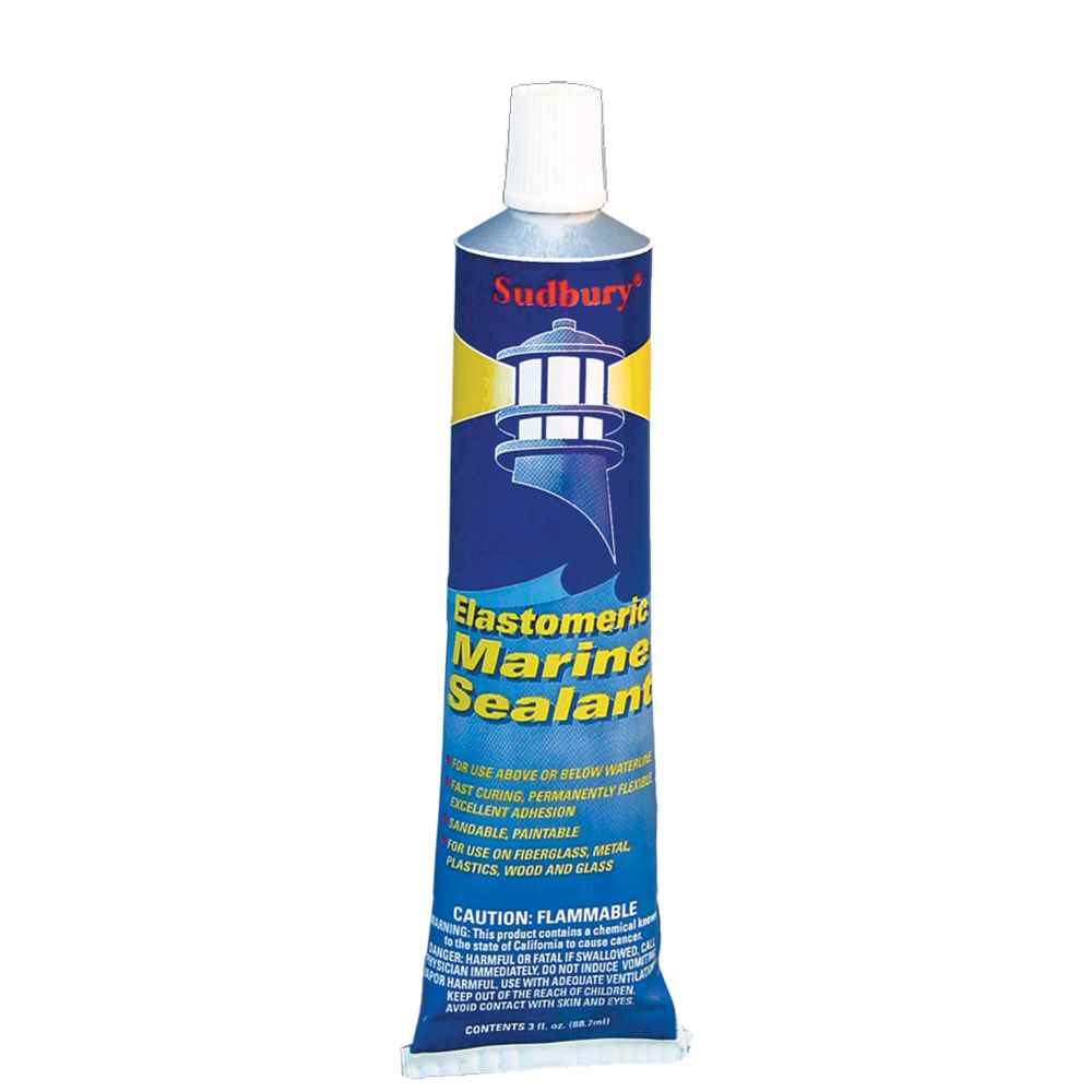 Elastomeric 3 oz (89ml) Sealant Tube - White - Young Farts RV Parts