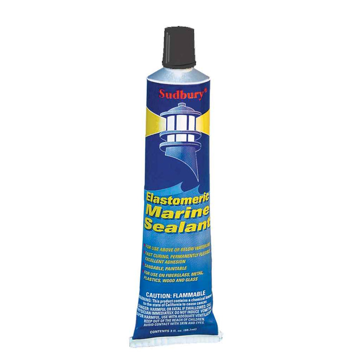 Elastometric 3 oz (89ml) Sealant Tube - Black - Young Farts RV Parts