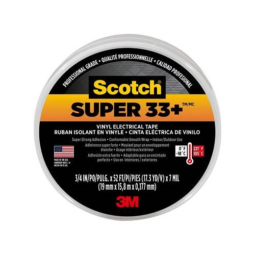 Electrical Scotch Tape - Black; 3/4