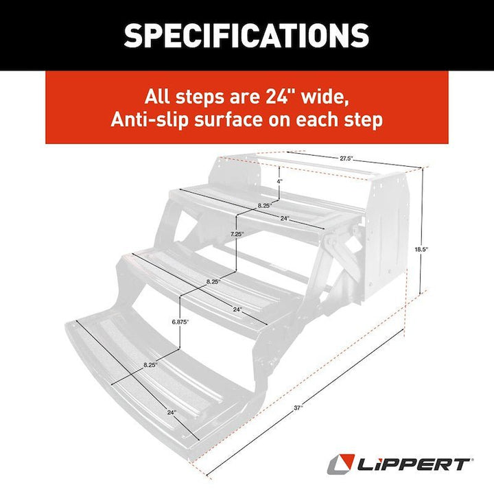 Entry Step Lippert Components 432687 - Young Farts RV Parts