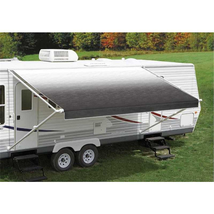 Fiesta Springload Awning Roller/Fabric Black Fade 20' - Young Farts RV Parts