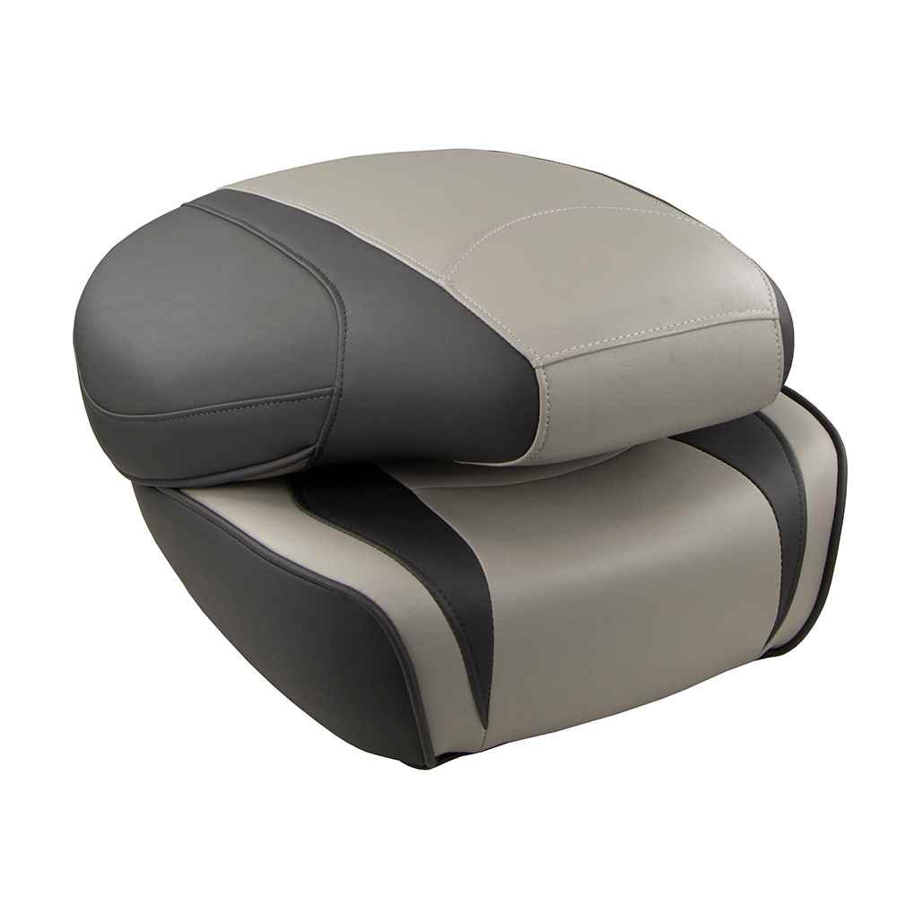 Fish Pro High Back Folding Seat - Charcoal/Grey - Young Farts RV Parts