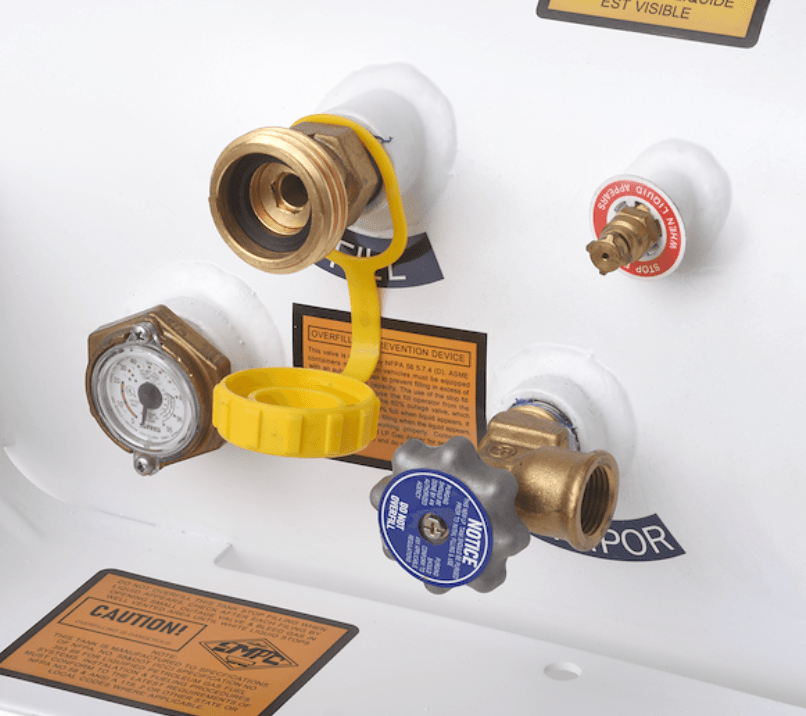 Flame King YSN293 29.3 Gallon Capacity Horizontal Propane Tank (48" x 14.9") - Young Farts RV Parts