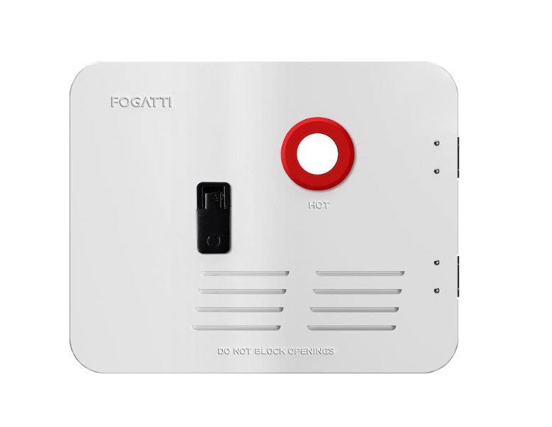 Fogatti FSWD - 1518/WHITE Water Heater Access Door (For InstaShower6/8 Plus/8 Pro), White - Young Farts RV Parts