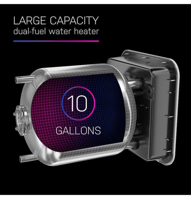 GE Appliances PR10DSATBA Water Heater 10 Gallon - AC/LP - Young Farts RV Parts