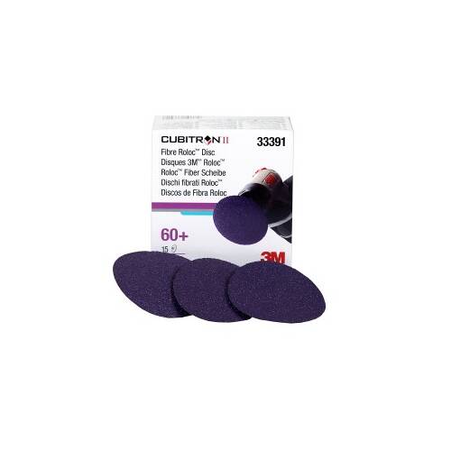 Grinding Disc - 3" Diameter; 60+ Grit; Purple; Box Of 15 - 33391 - Young Farts RV Parts
