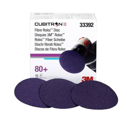 Grinding Disc - 3" Diameter; 80+ Grit; Purple; Box Of 15 - 33392 - Young Farts RV Parts