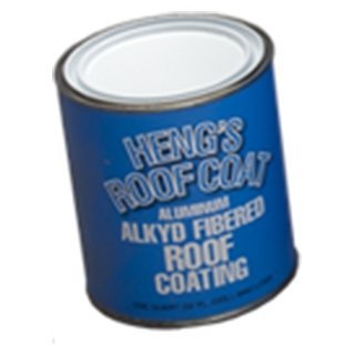 Hengs 43032 - 32 oz. Fibered Metal Silver Roof Coating - Young Farts RV Parts