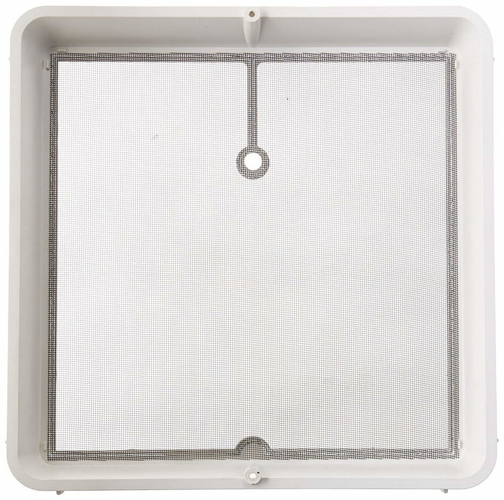 Heng's 90106-C1 Roof Vent Screen Frame with Telescopic Garnish - White - Young Farts RV Parts