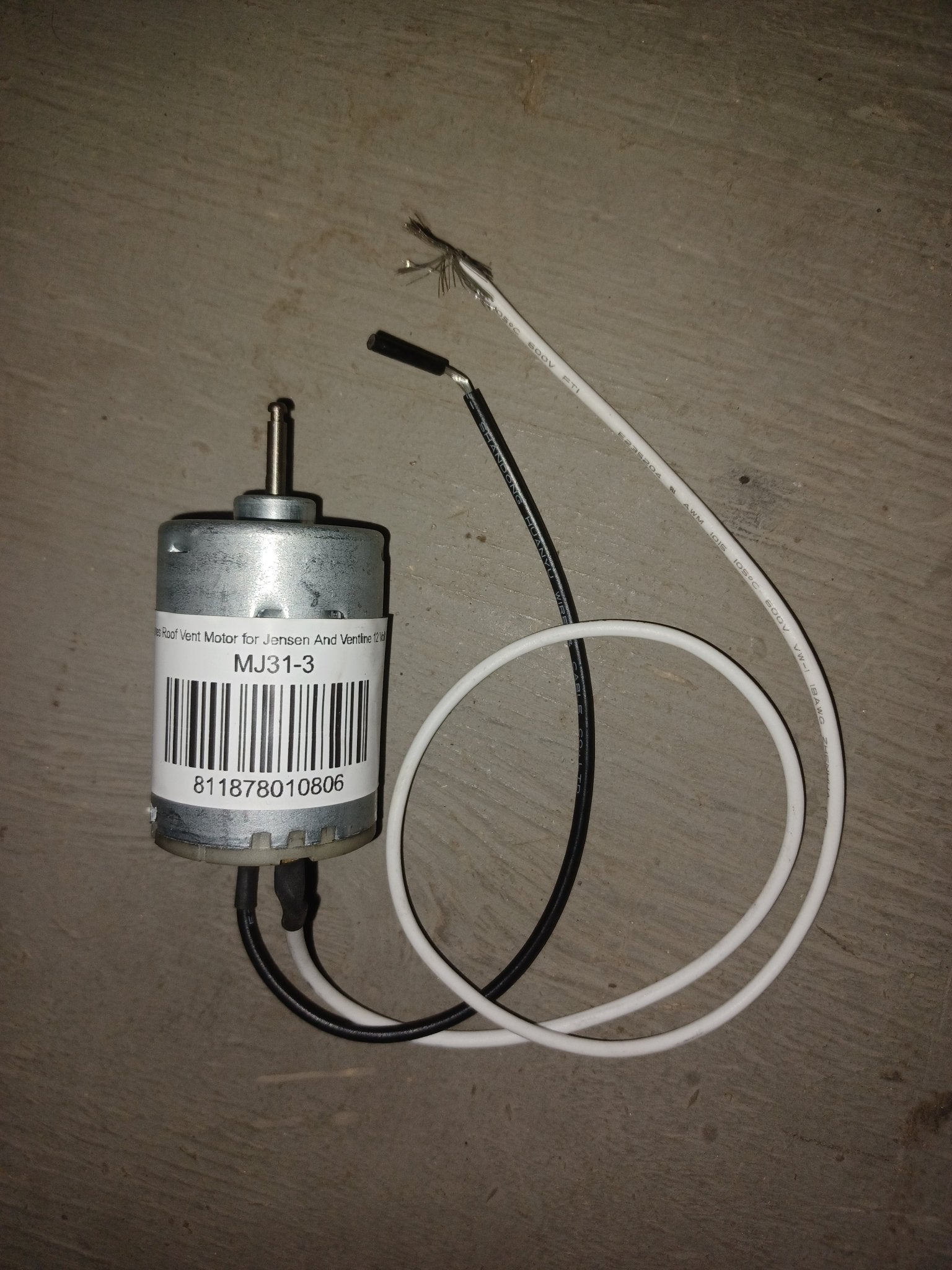 Heng's Industries Roof Vent Motor for Jensen And Ventline 12 Volt Power Vents 90037 - C1 - Young Farts RV Parts