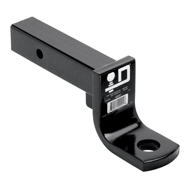 Hollow Shank Ball Mount 10 000 4" Drop Black - Young Farts RV Parts