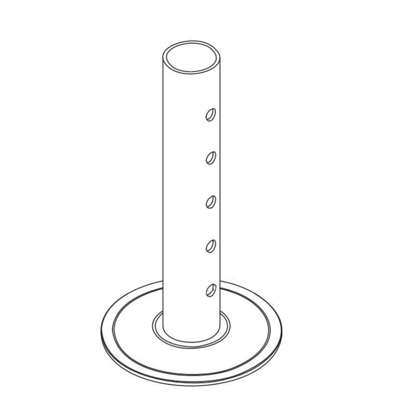 Husky Towing 87461 Adjustable Leg w/Foot Pad - Young Farts RV Parts