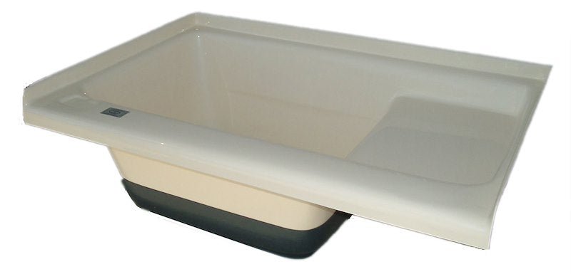 Icon 00474 Sit - In Step Bathtub 36 x 24 x 13 - Polar White - Young Farts RV Parts