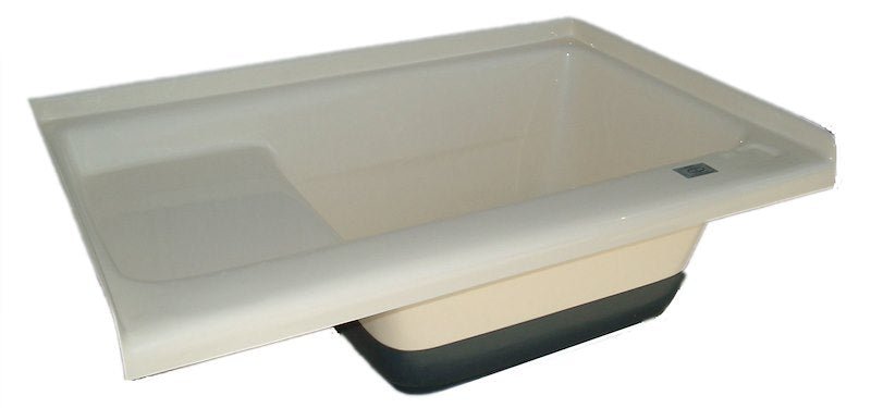 Icon 00476 Sit - In Step Bathtub Right Hand Drain 36 x 24 x 13 - Polar White - Young Farts RV Parts
