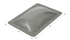 Icon 12080 Rectangular Skylight 4" Bubble Type Dome Opening 14" x 22" - Smoke - Young Farts RV Parts