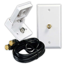 Load image into Gallery viewer, Interior/Exterior Cable TV Installation Kit Wt - Young Farts RV Parts