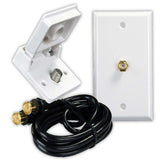 Interior/Exterior Cable TV Installation Kit Wt