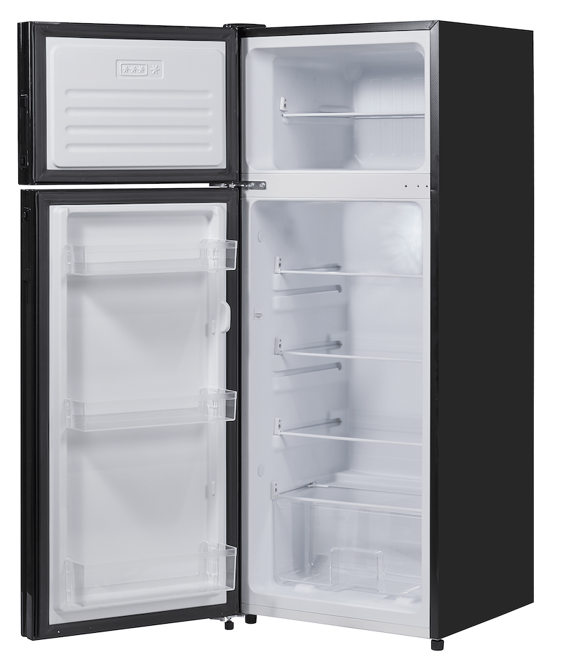 Invision 180 - 2742 Dual Compartment Refrigerator - 7.7 Cu. Ft. - Left Hand Hinge - Black - Young Farts RV Parts
