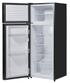 Invision 180 - 2742 Dual Compartment Refrigerator - 7.7 Cu. Ft. - Left Hand Hinge - Black - Young Farts RV Parts
