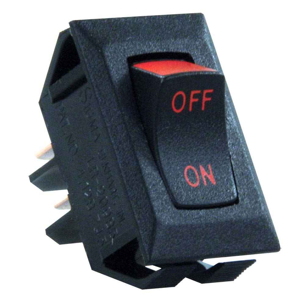 Labe LED On/Off Red Print/Red - Young Farts RV Parts