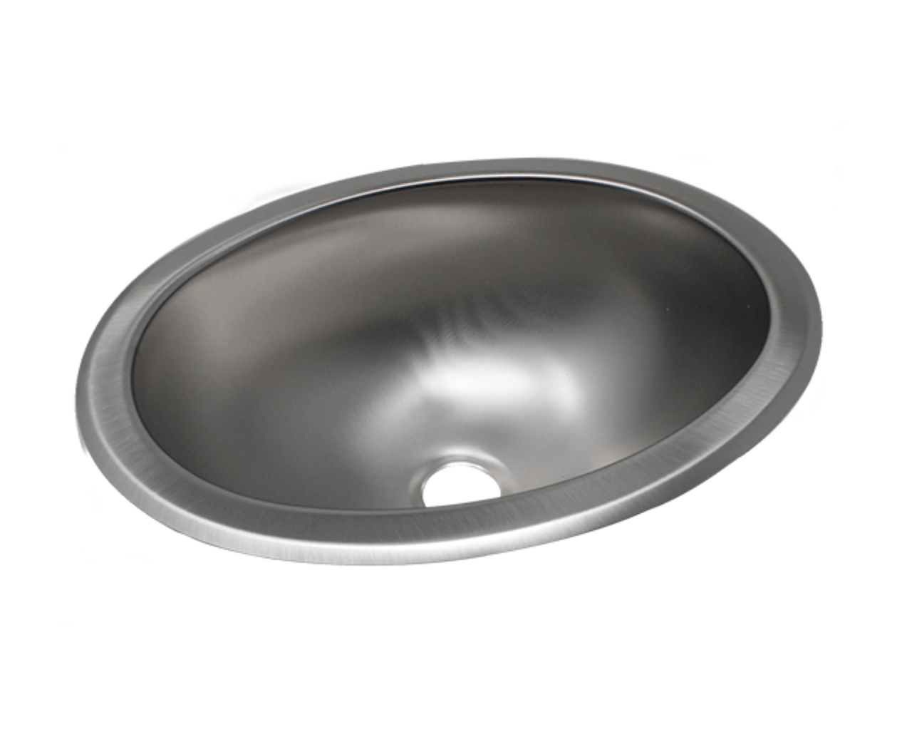LaSalle Bristol 13TF1310 Oval Lavatory Sink, 10" Length x 13" Width x 5" Depth Stainless - Young Farts RV Parts
