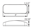 LED Mark Rectangular 2 Diode Two Wire Amber - Young Farts RV Parts
