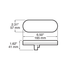LED Oval Backup Light Clear - Young Farts RV Parts