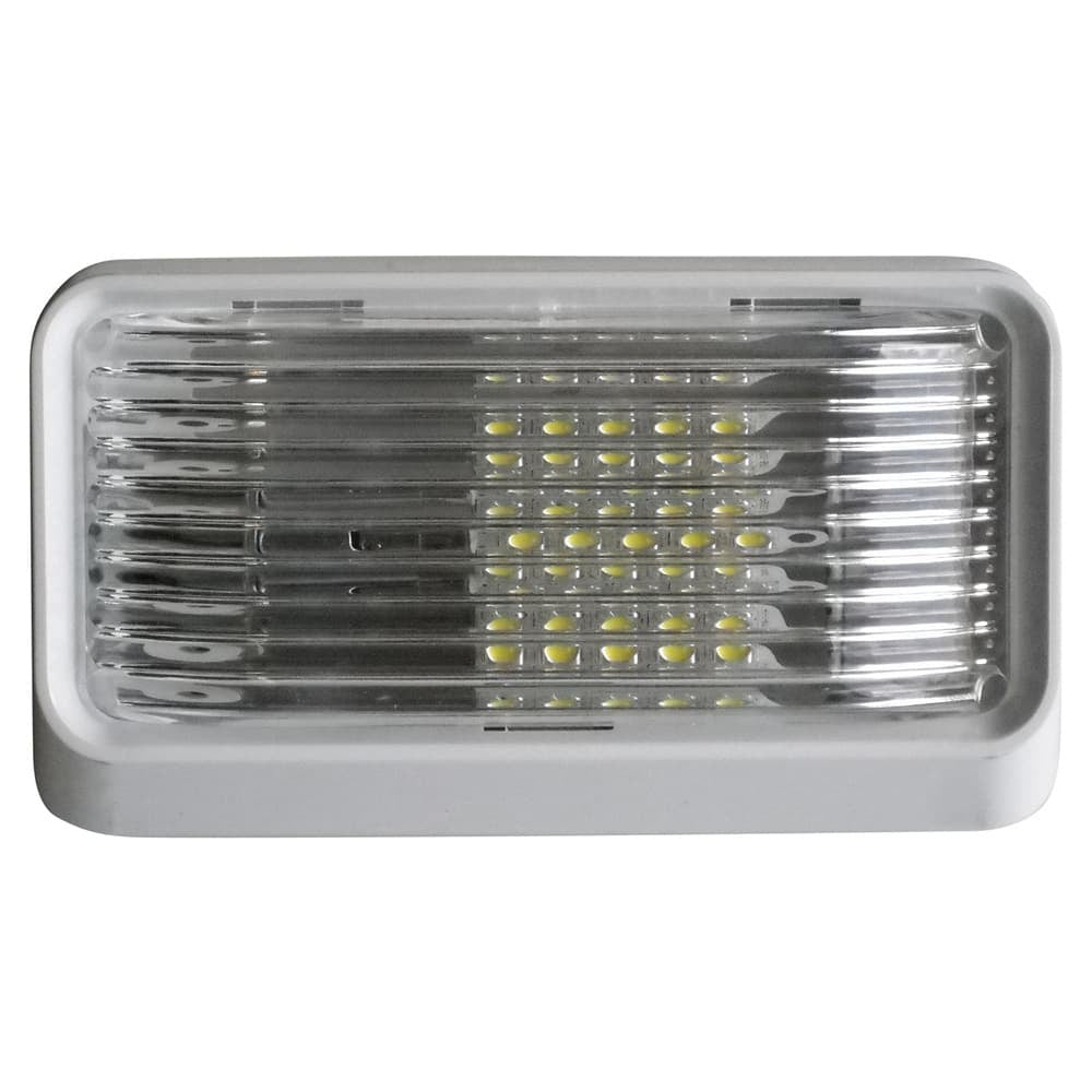 LED Porch Light Hardwired Clear Lens - Young Farts RV Parts