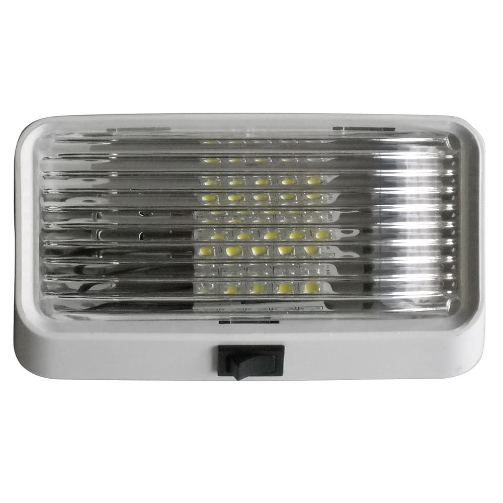 LED PORCH LITE W/SWCH CL - Young Farts RV Parts