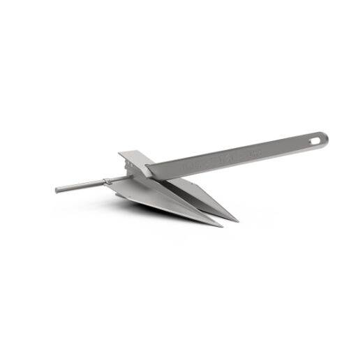 LEWMAR Boat Anchor Fluke Style - Holds Up To 25 Foot Length Boat; Galvanized; Silver - HKG - S8 - Young Farts RV Parts