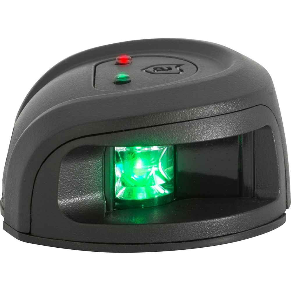 LightArmor Bow Mount Navigation Light - Composite Black - Bi - Color - 2NM - Young Farts RV Parts