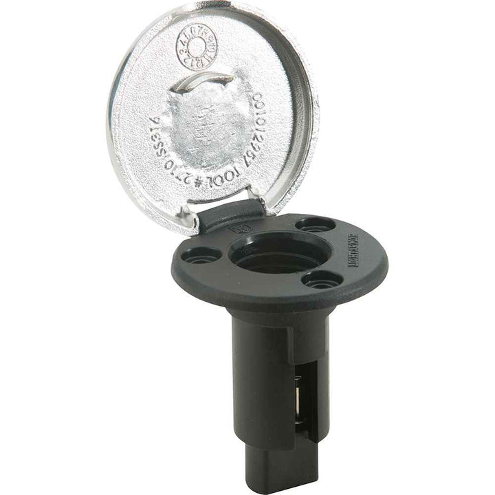 LightArmor Plug - In Base - 2 Pin - Stainless Steel - Round - Young Farts RV Parts