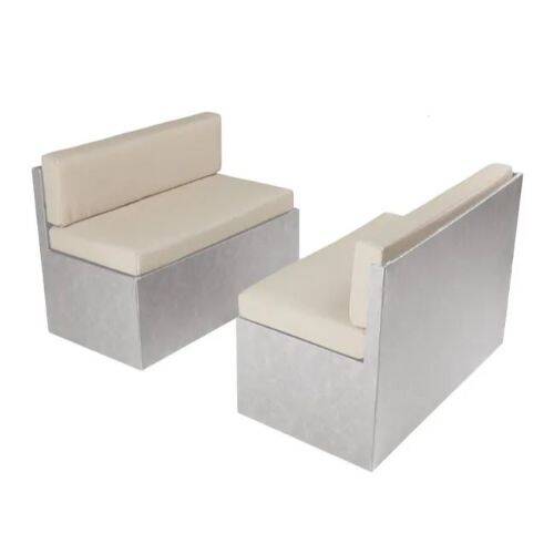 Lippert 2021100501 Back And Seat Dinette Cushion 44 In - White - Young Farts RV Parts