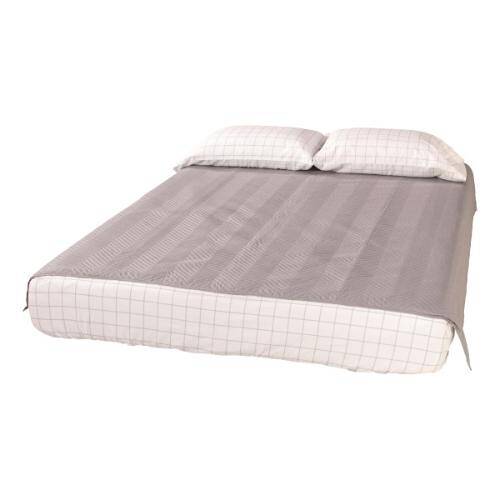 Lippert 2022107821 Thomas Payne® Easy Zzzs Bedding Set - Narrow King 72 x 80 Inch, Grey Checkered - Young Farts RV Parts