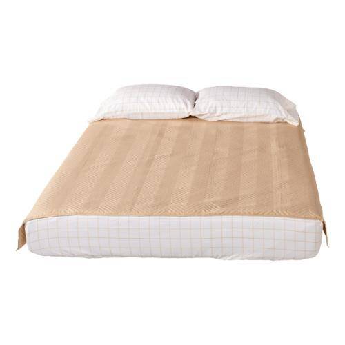 Lippert 2022107831 Thomas Payne® Easy Zzzs Bedding Set - Narrow King 72 x 80 Inch, Tan Checkered - Young Farts RV Parts