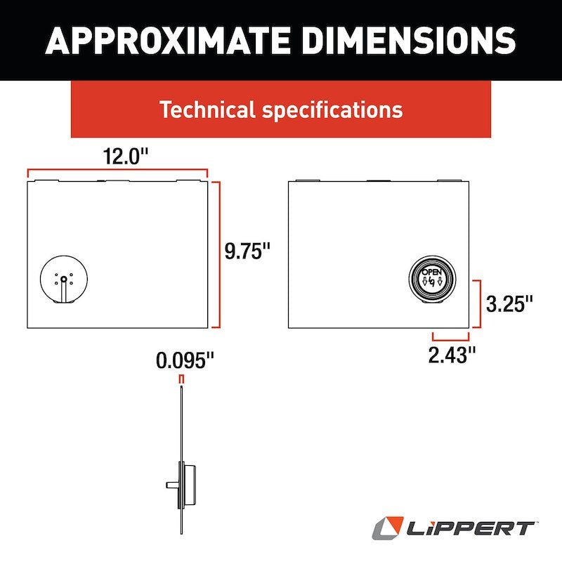 Lippert 239061 Clear Screen Door Slide Panel W/Handle - Young Farts RV Parts