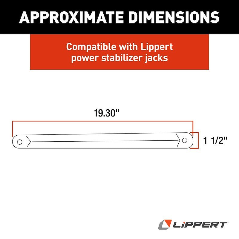 Lippert Components 1134122 Trailer Stabilizer Jack Stand Lock Arm - Young Farts RV Parts