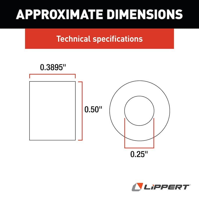 Lippert Components 128958 Entry Step Motor Spacer - Young Farts RV Parts